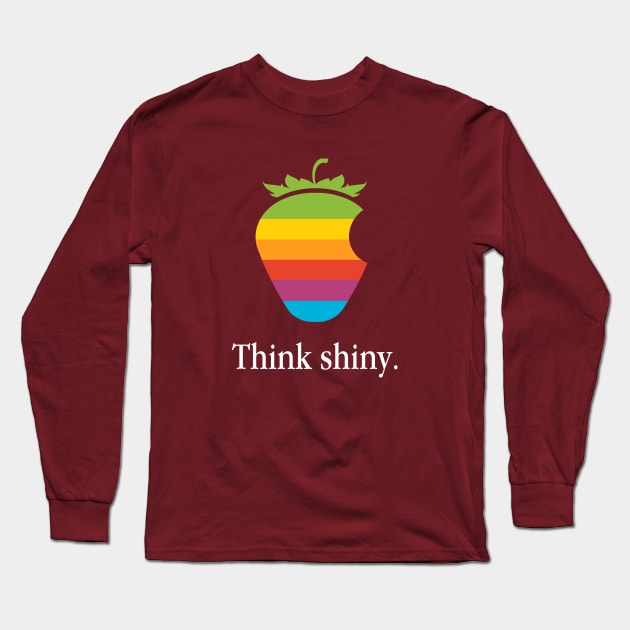 Think Shiny (Rainbow) | Firefly | Serenity | Kaylee Frye Long Sleeve T-Shirt by rydrew